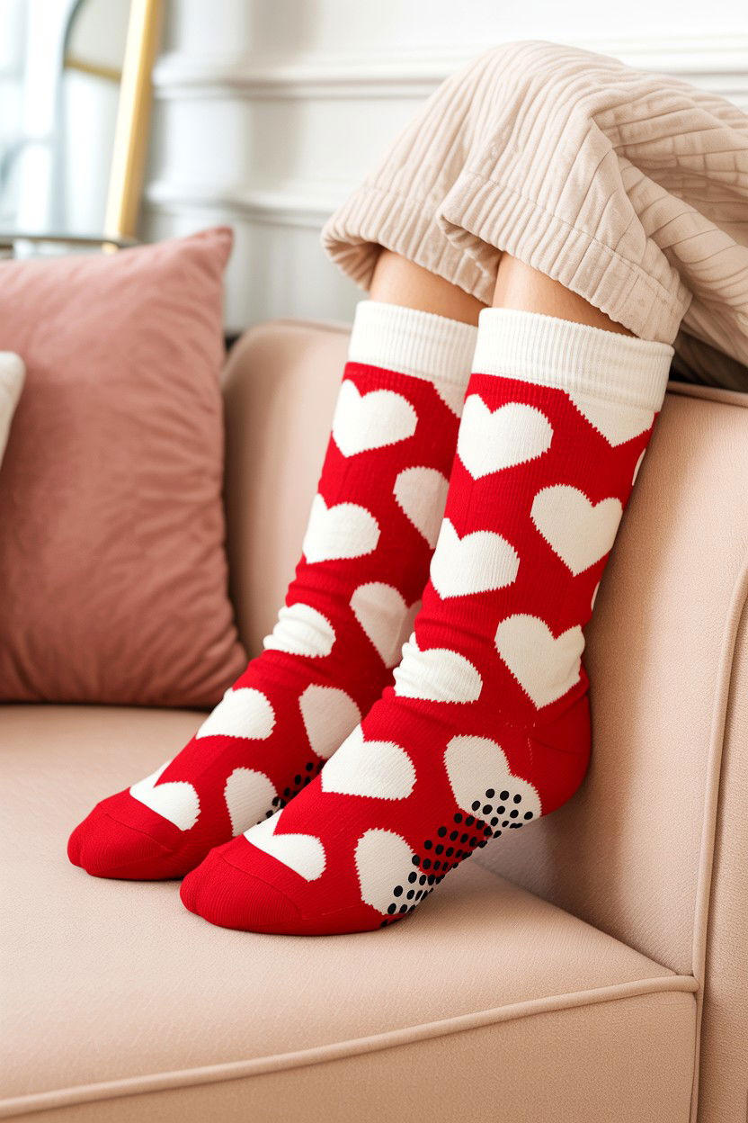 Cozy Socks - 25 Budget Teacher Valentine's Day Gift Ideas