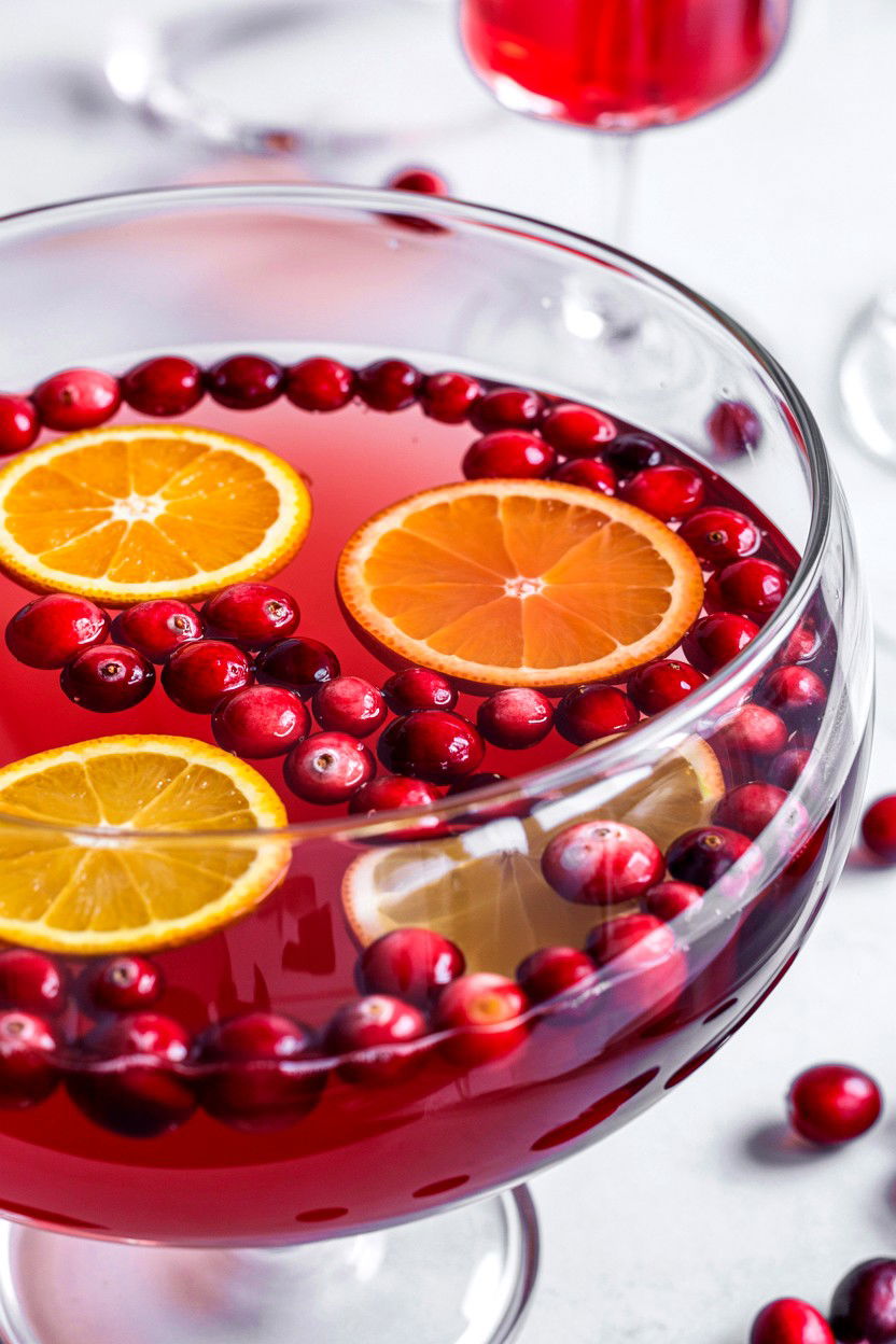 Cranberry Ginger Ale Punch - 25 Valentine's Day Fancy Drink Ideas