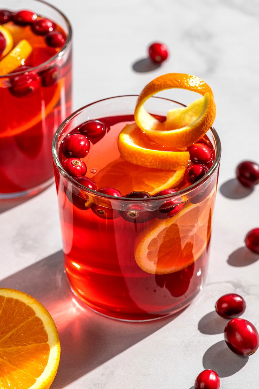 Cranberry Orange Hot Toddy - 25 Valentine's Day Hot Toddy Ideas