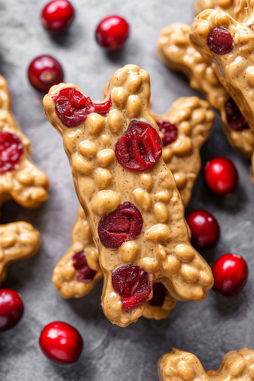 Cranberry chicken dog treats - 25 Valentine's Day Pet Treat Ideas