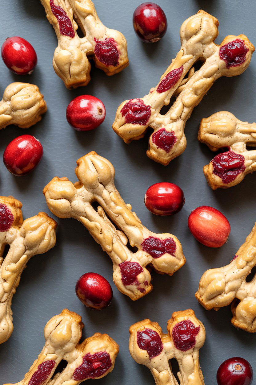 Cranberry chicken dog treats - 25 Valentine's Day Pet Treat Ideas