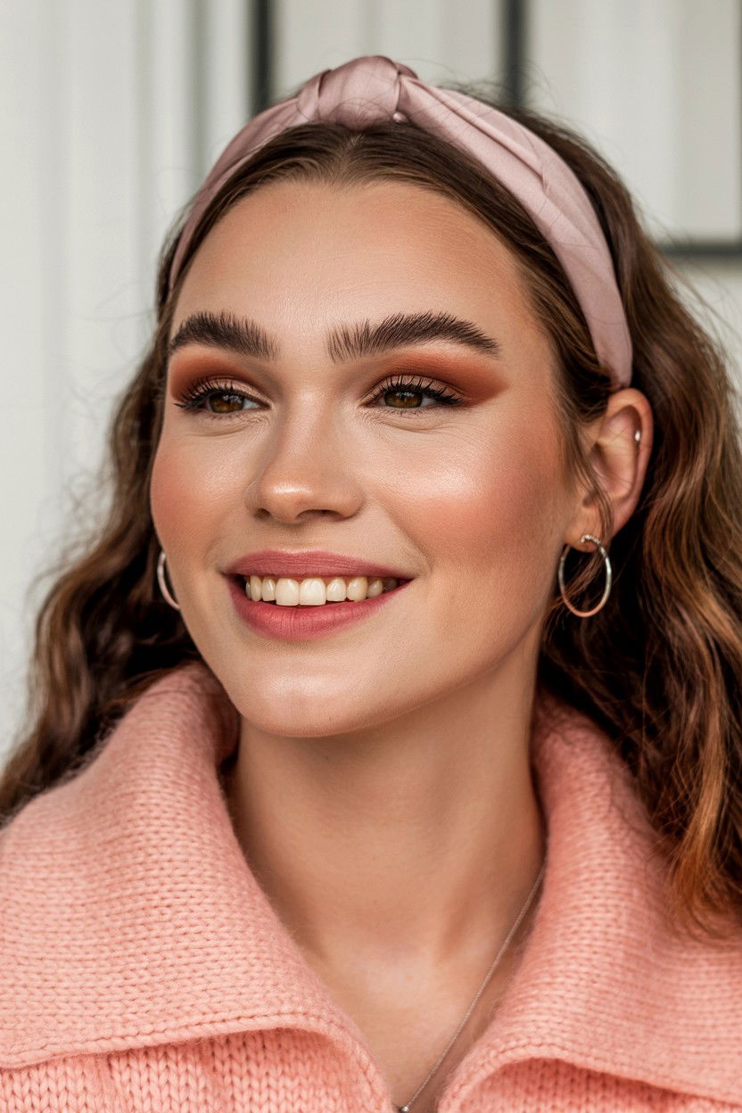 Cream Blush Finish - 25 Natural Valentine's Day Makeup Looks