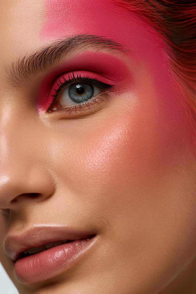 Cream Blush Look - 25 Soft Glam Valentine's Day Makeup