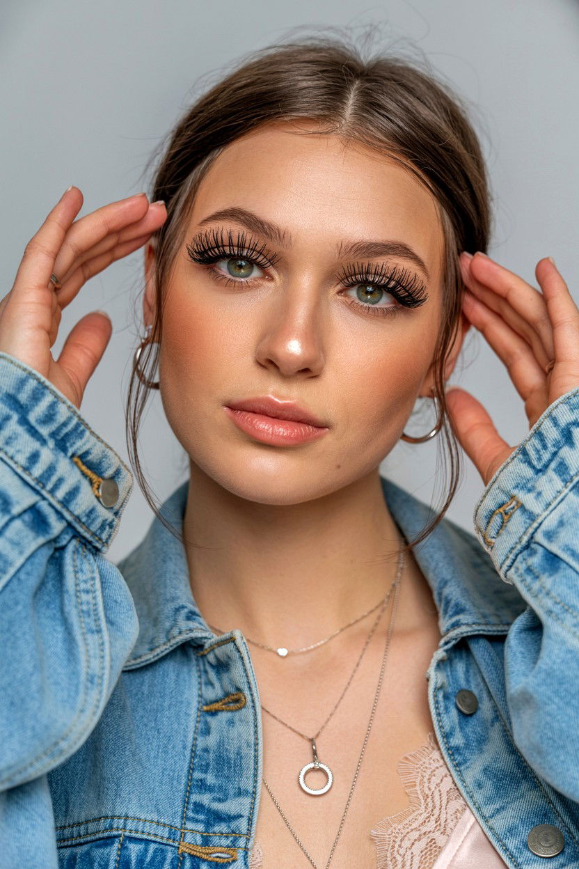 Criss Cross Lashes - 25 Valentine's Day False Lash Looks