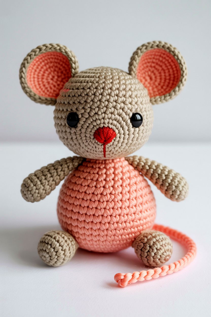 Crochet mouse toy - 25 Valentine's Day Cat Toy Ideas