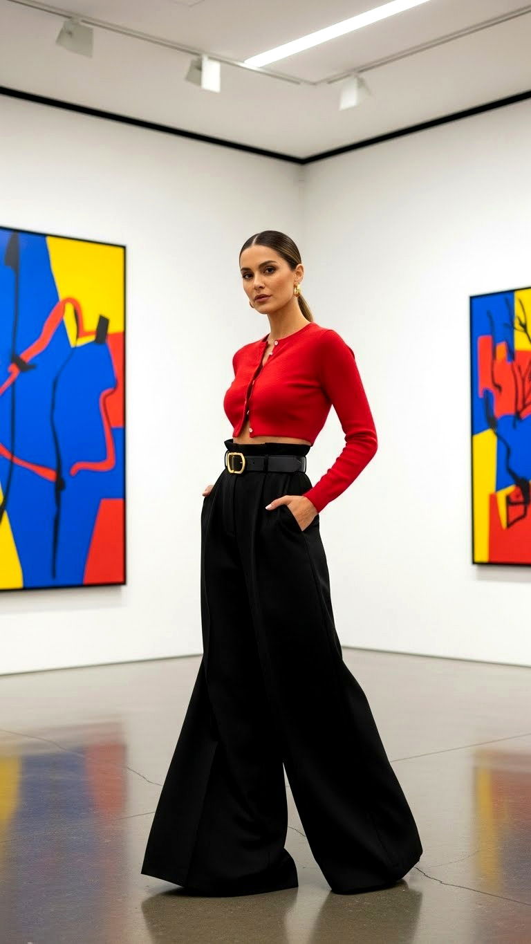 Cropped Red Cardigan - 25 valentine's day sweater ideas