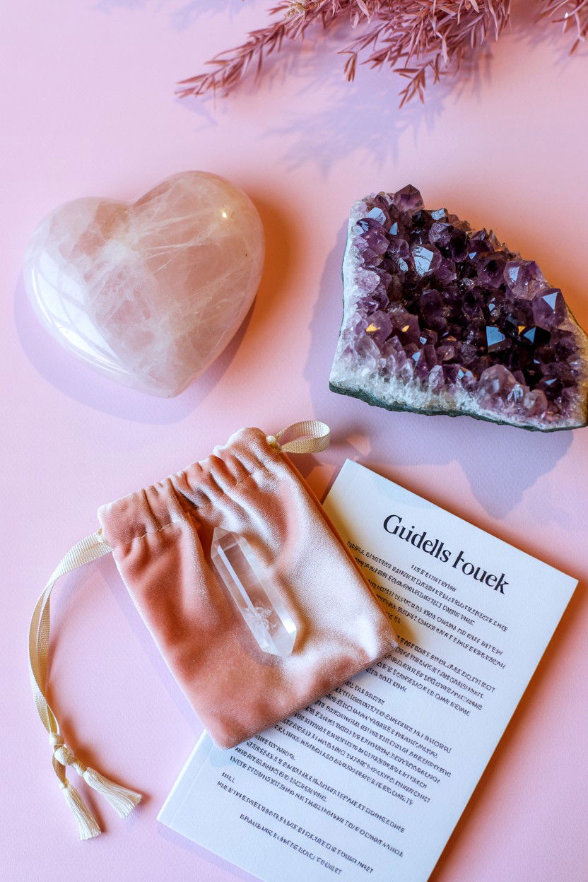 Crystal Healing Kit - 25 Valentine's Day Self Care Gift Basket Ideas