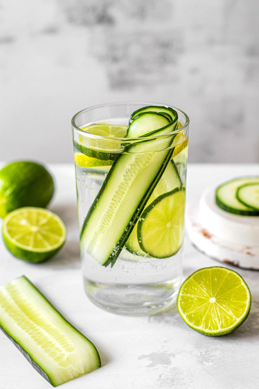 Cucumber Gin Refresher - 25 Valentine's Day Cocktail Recipes