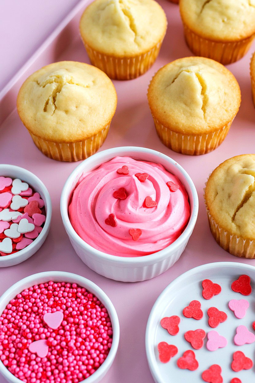 Cupcake Decorating Station - 25 Valentine's Day Mini Session Ideas