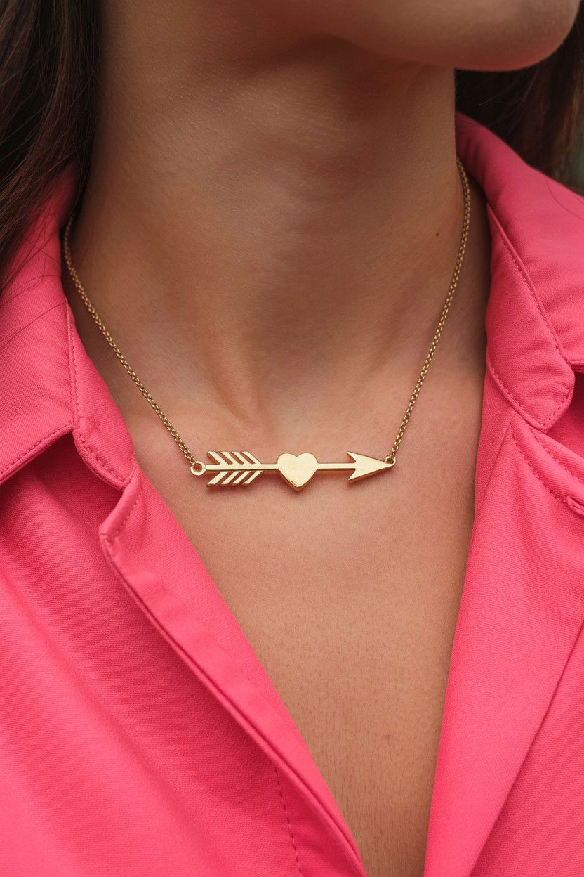 Cupid Arrow Necklace - 25 Valentine's Day Pendant Ideas