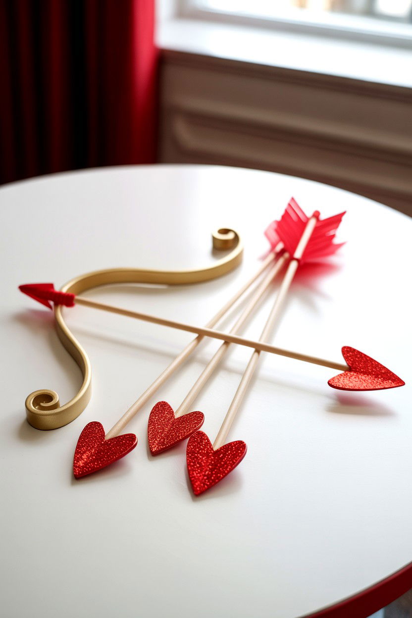 Cupid Arrow Props - 25 Valentine's Day Photo Booth Ideas