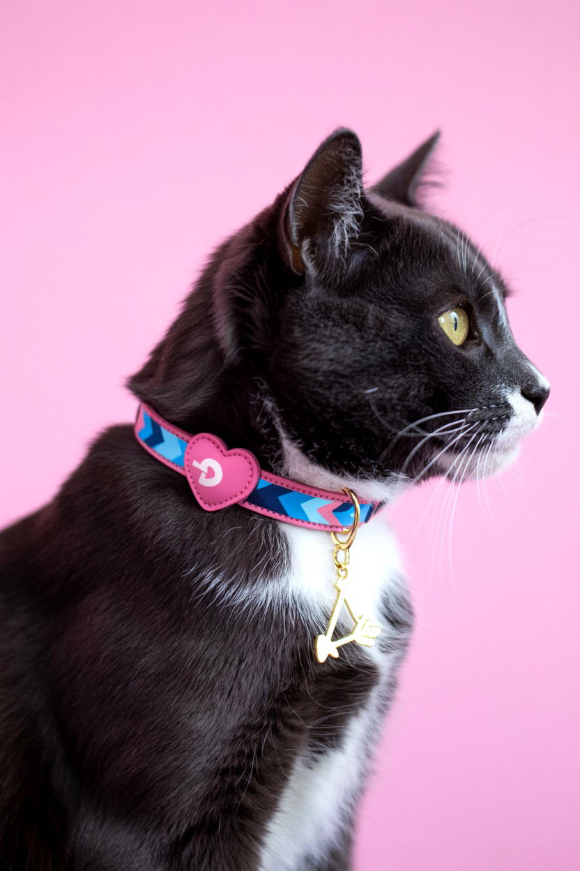 Cupid Heart Cat Collar - 25 Valentine's Day Cat Collar Ideas