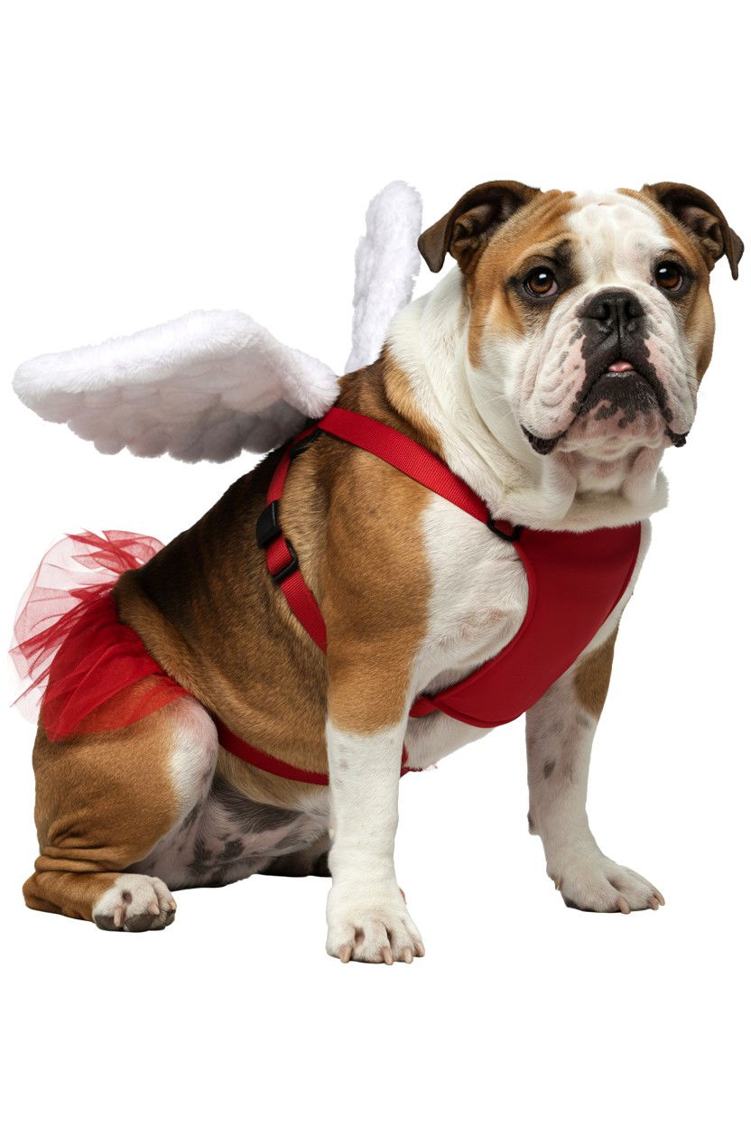 Cupid wings dog costume - 25 Valentine's Day Pet Dress Ideas