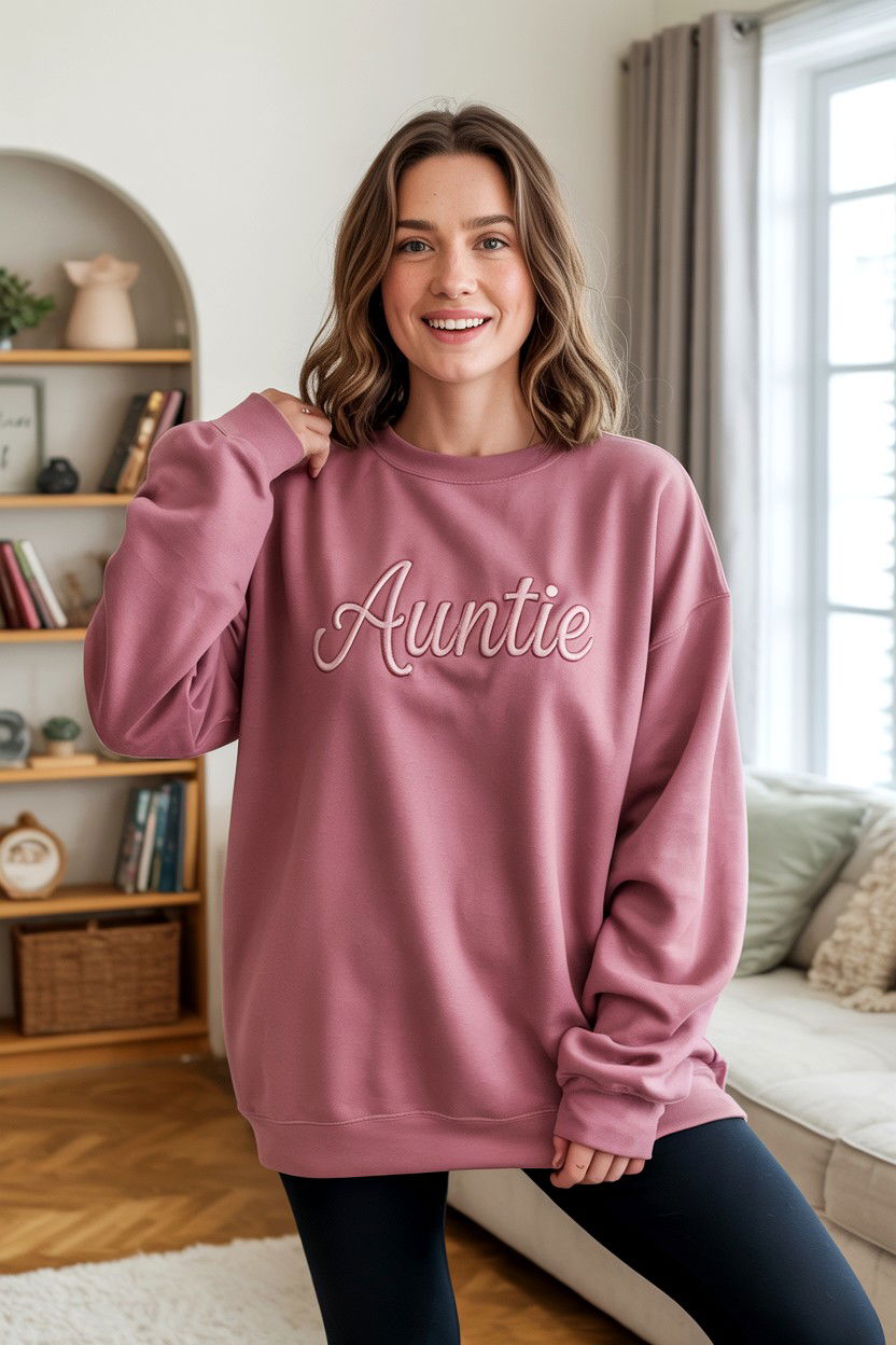 Custom Aunt Sweatshirt - 25 Valentine's Day Gifts for Aunt