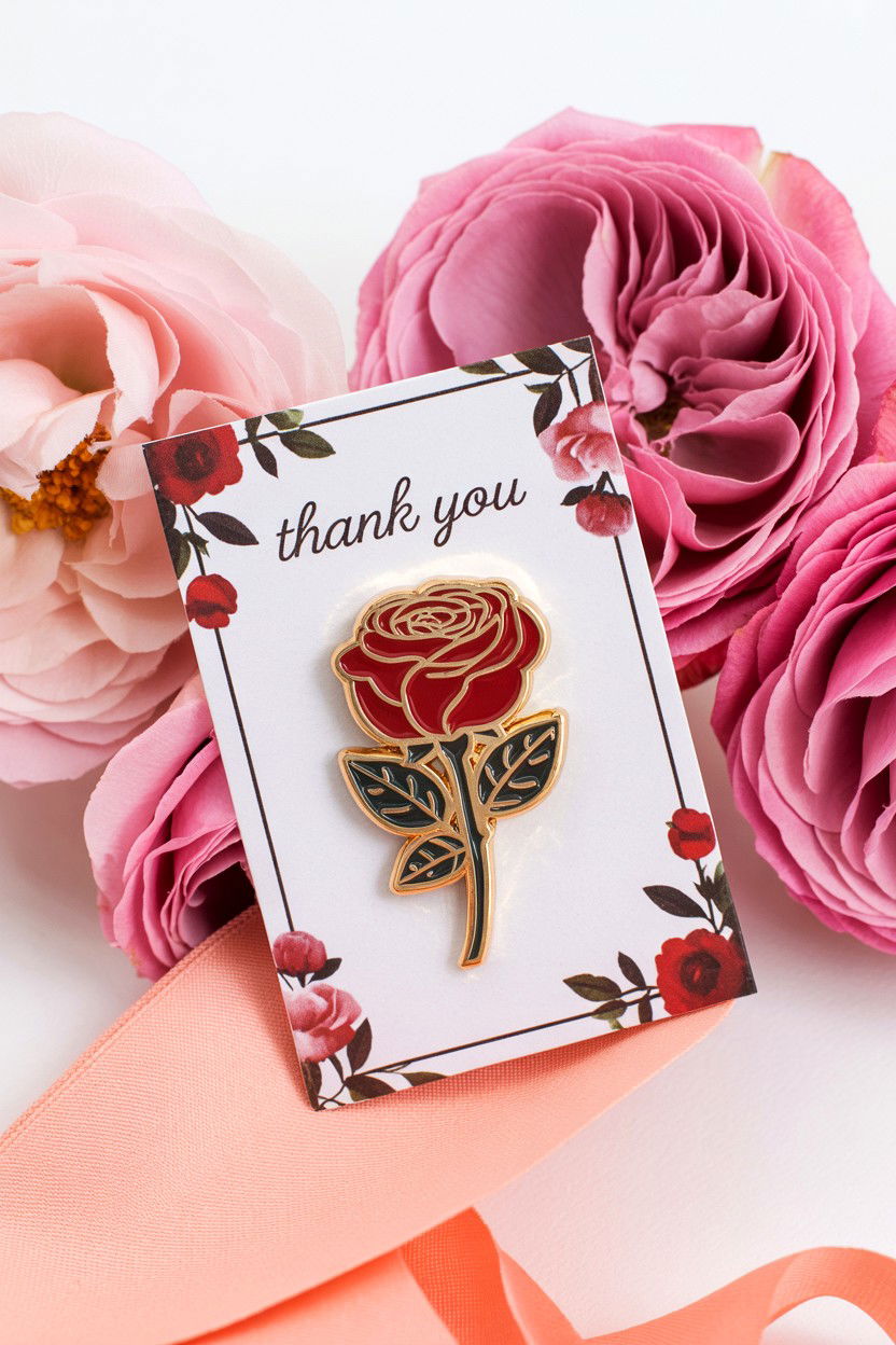 Custom Enamel Pins - 25 Valentine's Day Wedding Favor Ideas