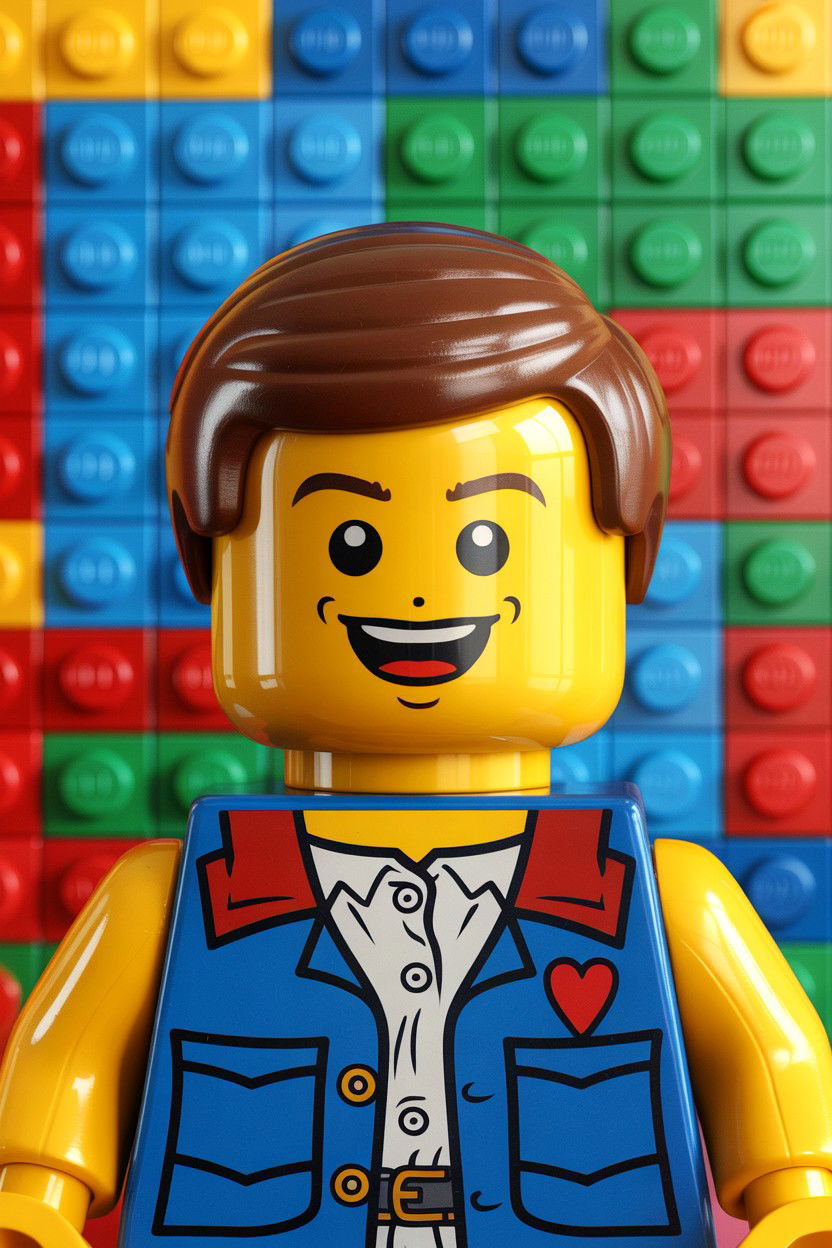 Custom Lego Style Portrait - 25 Valentine's Day Custom Portrait Ideas