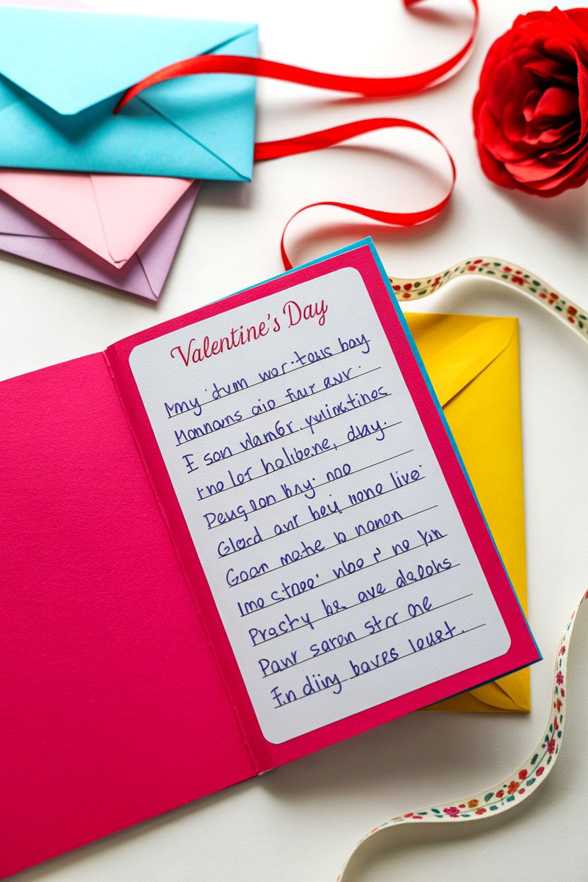 Custom Message Book - 25 Valentine's Day Personalized Book Ideas