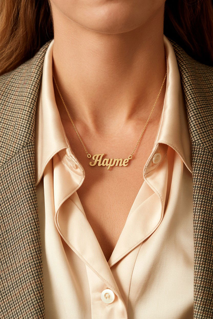 Custom Name Necklace - 25 Valentine's Day Personalized Jewelry Ideas