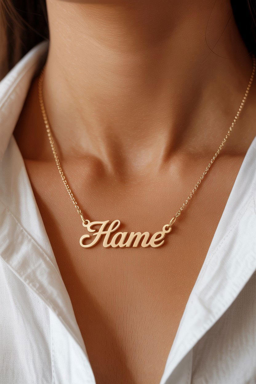 Custom Name Necklace - 25 Personalized Valentine's Day Gifts for Her