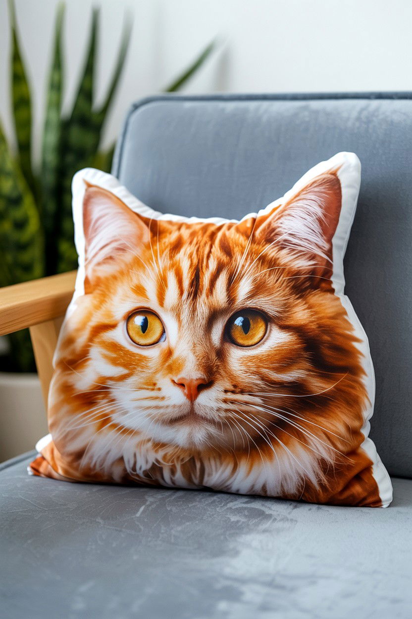 Custom Pet Pillow - 25 Valentine's Day Gifts for Pet Lover
