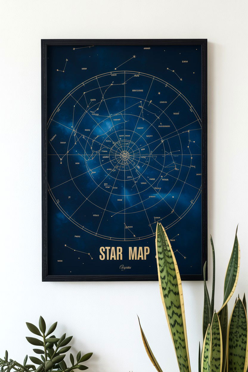 Custom Star Map - 25 Long Distance Valentine's Day Ideas