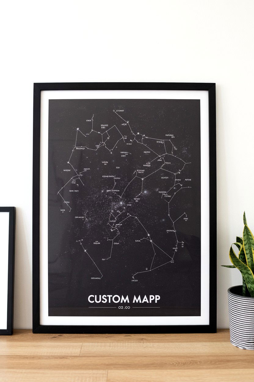 Custom Star Map - 25 Personalized Valentine's Day Gifts for Her