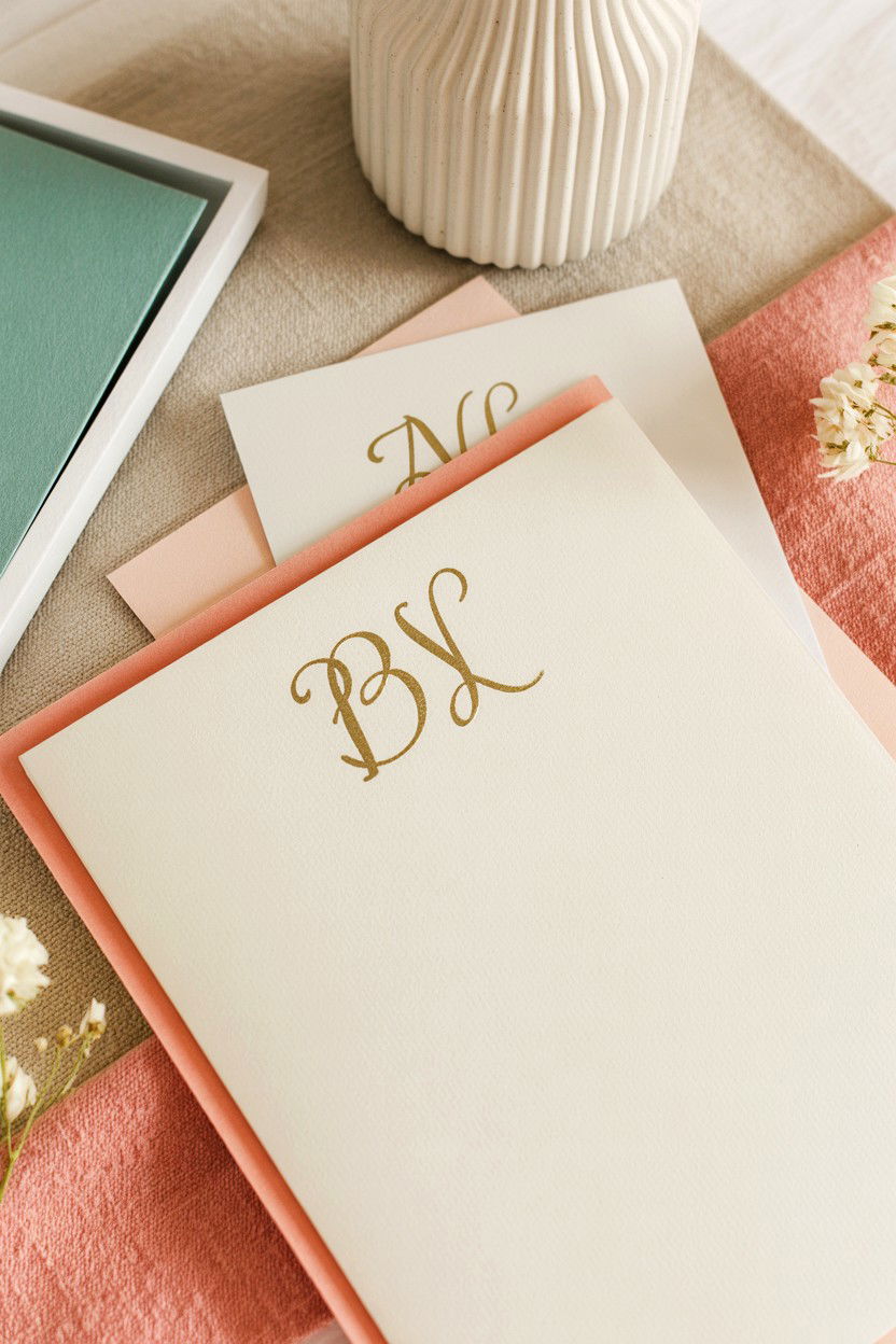 Custom Stationery Set - 25 Personalized Valentine's Day Gifts for Her