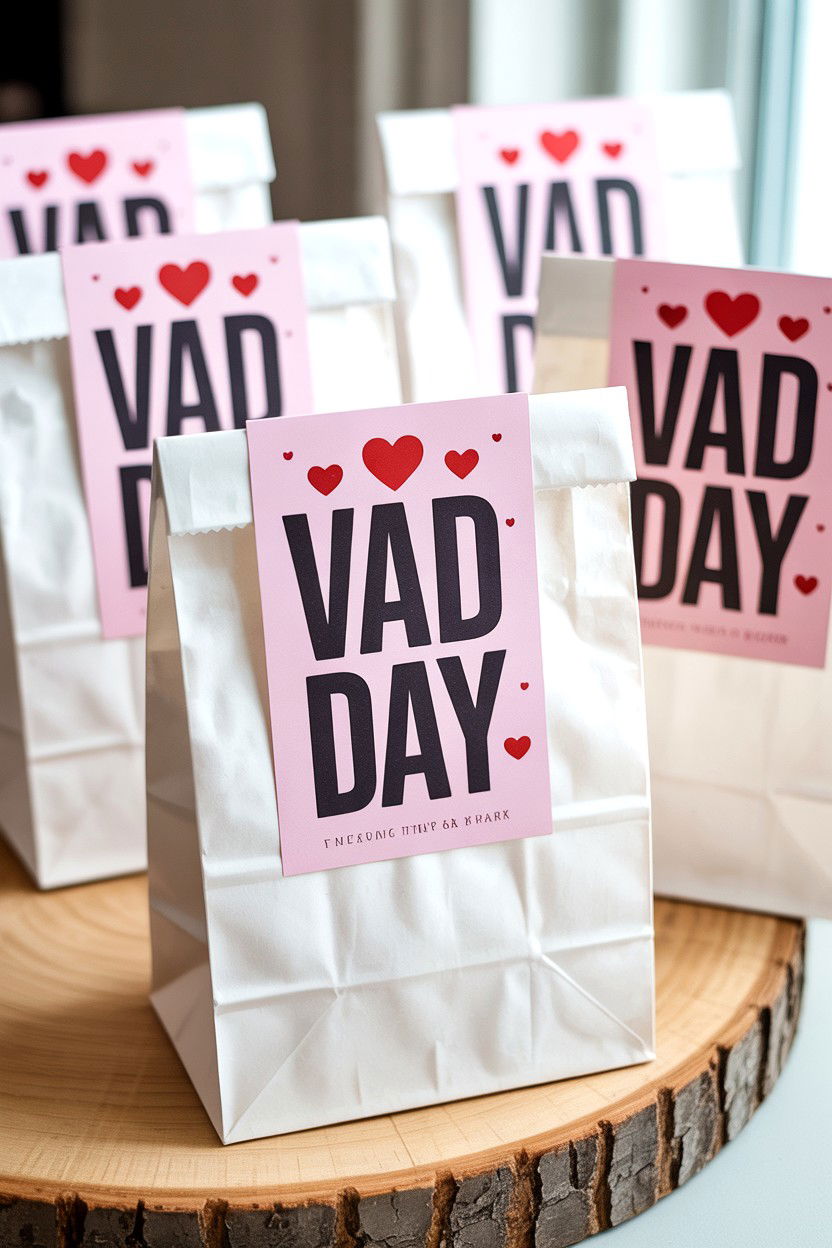Custom Sticker Labels - 25 Valentine's Day Candy Bag Ideas
