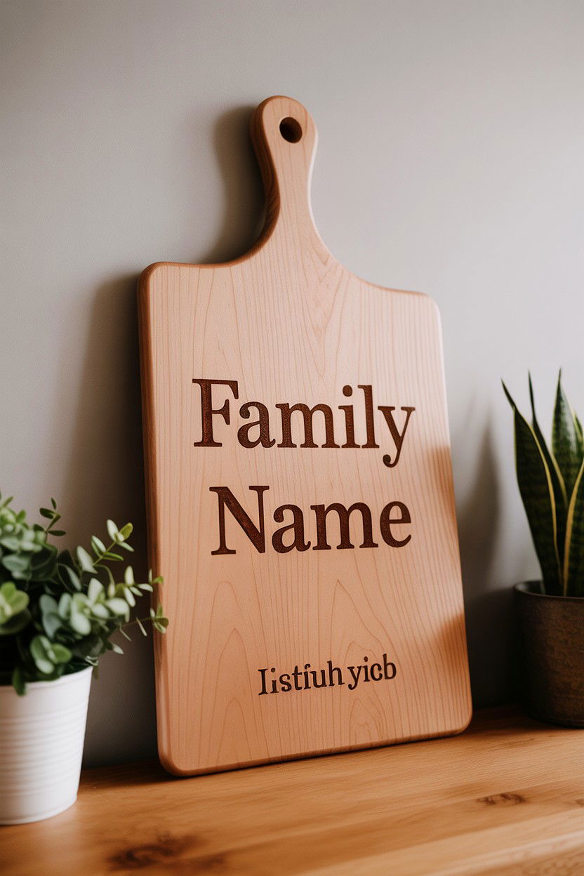 Custom Wooden Board - 25 Personalized Valentine's Day Gifts for Her