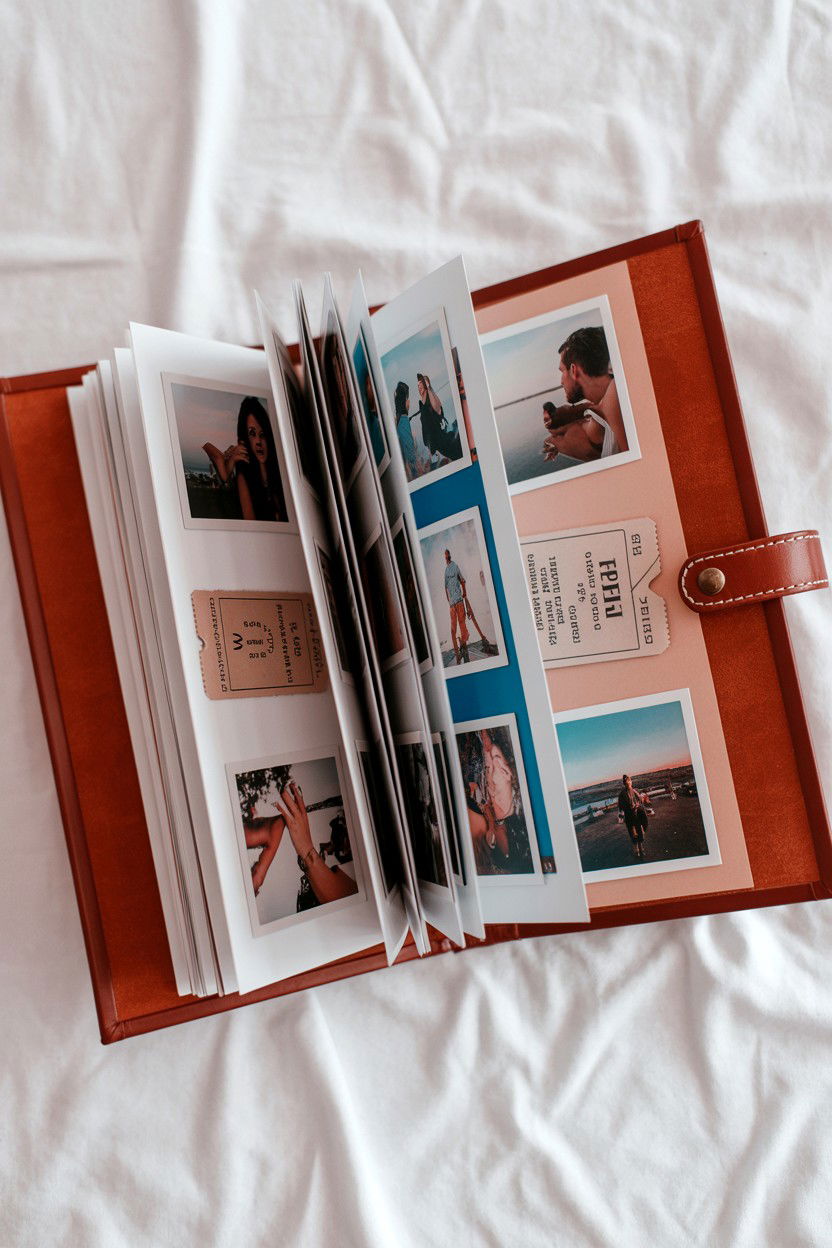 Custom photo album - 25 Long Distance Valentine's Day Surprise Ideas