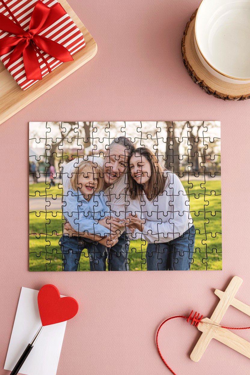 Custom photo puzzle - 25 Valentine's Day Gifts for Grandma