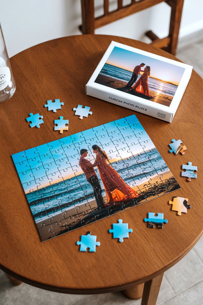 Custom photo puzzle - 25 Valentine's Day Morning Surprise Ideas