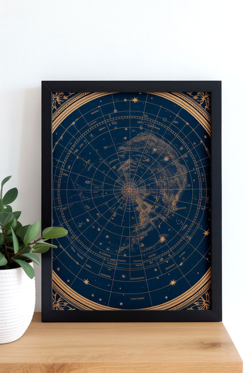 Custom star map - 25 Romantic Gifts for Husband on Valentine's Day