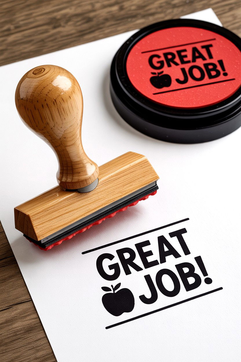 Custom teacher stamp - 25 Valentine's Day Teacher Gift Ideas