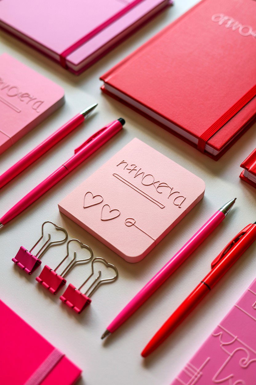 Customized Office Supplies - 25 Valentine's Day Office Surprise Ideas