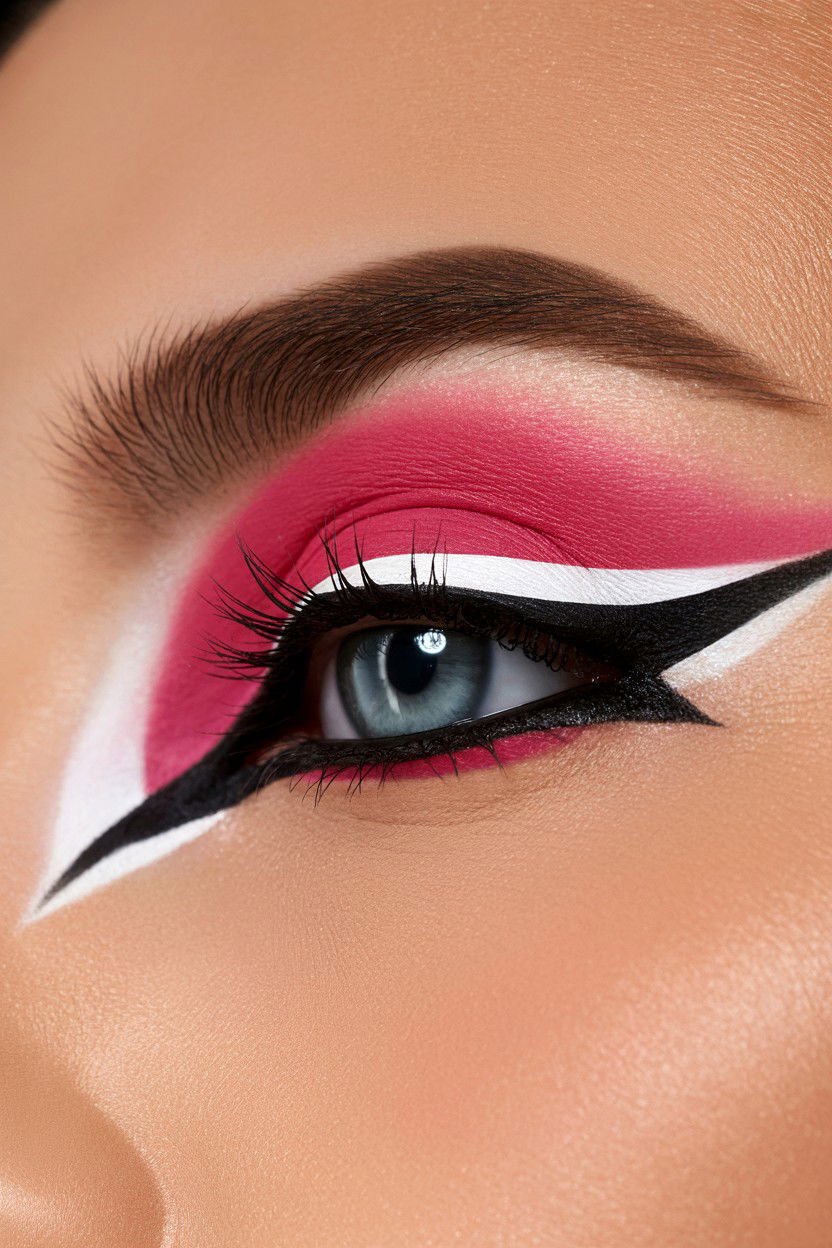 Cut crease fox eye - 25 Valentine's Day Fox Eye Makeup