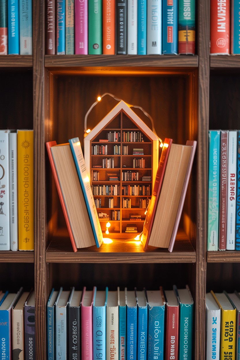 DIY Book Nook Kit - 25 Book Lover Valentine's Day Gifts