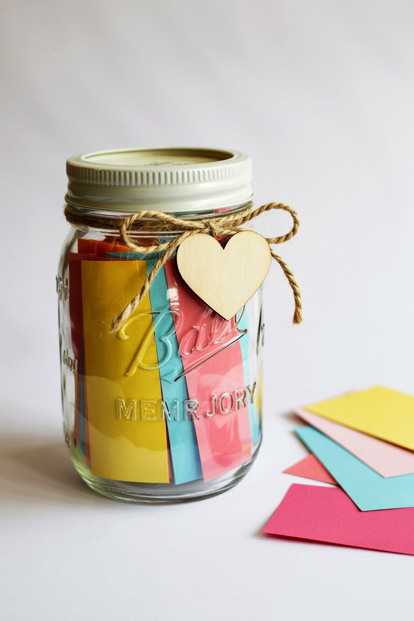 DIY Memory Jar - 25 Valentine's Day Romantic Gesture Ideas