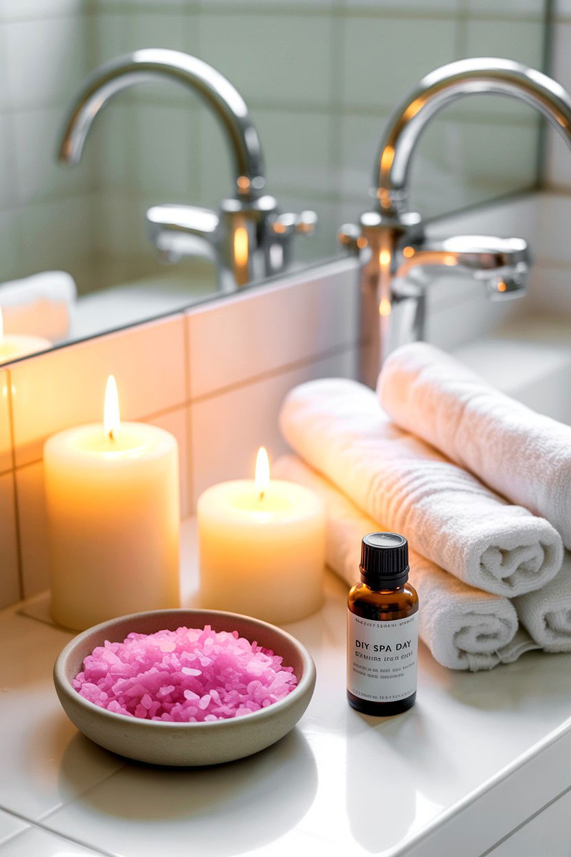 DIY Spa Day - 25 Budget Valentine's Day Ideas