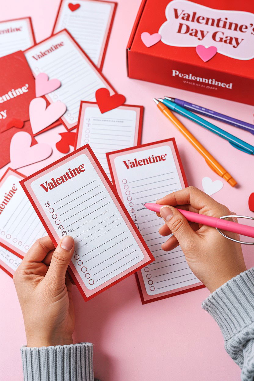 DIY Valentine card games - 25 Valentine's Day Card Game Ideas