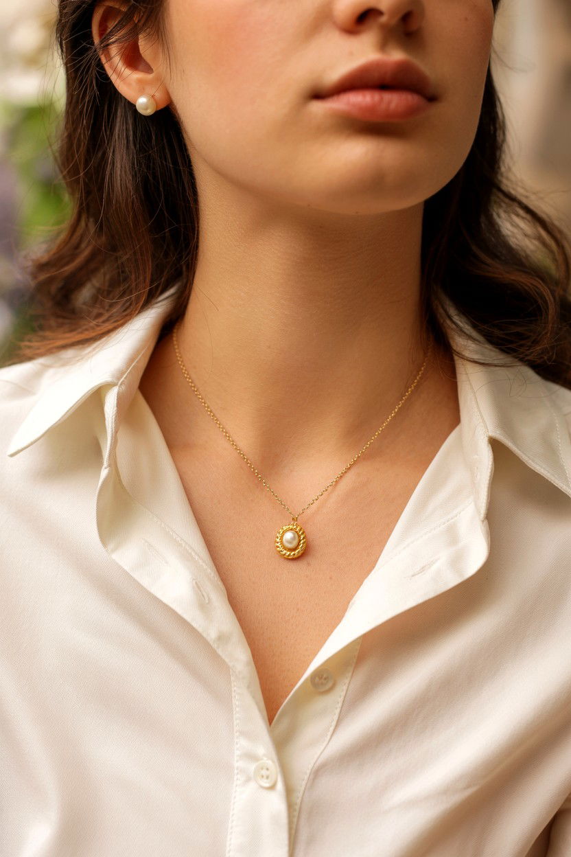 Dainty Pearl Locket - 25 Valentine's Day Locket Ideas