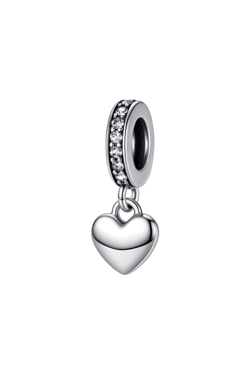 Dangle Heart Charm - 25 Valentine's Day Charm Bracelet Ideas