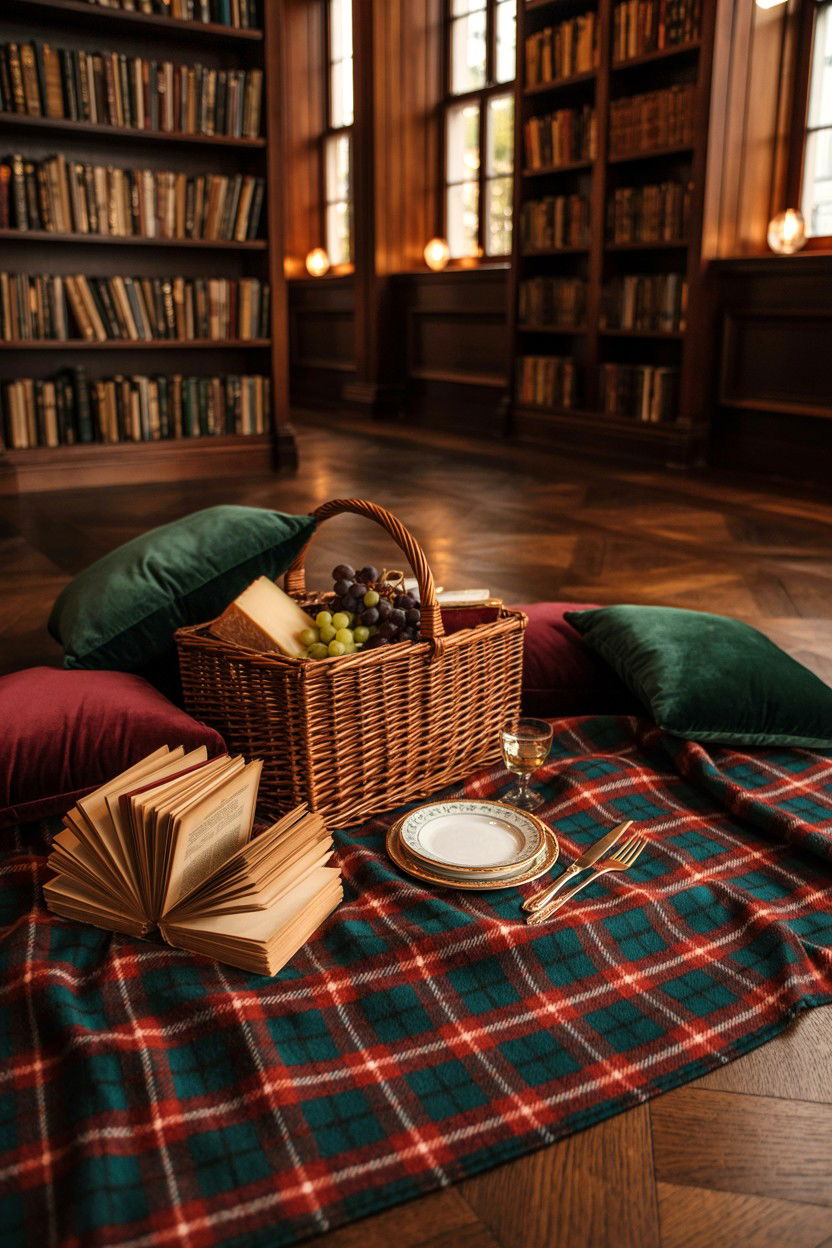 Dark Academia Picnic - 25 Dark Academia Valentine's Day Ideas