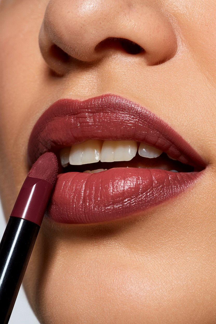 Dark Berry Lip Liner - 25 Berry Lip Valentine's Day Looks