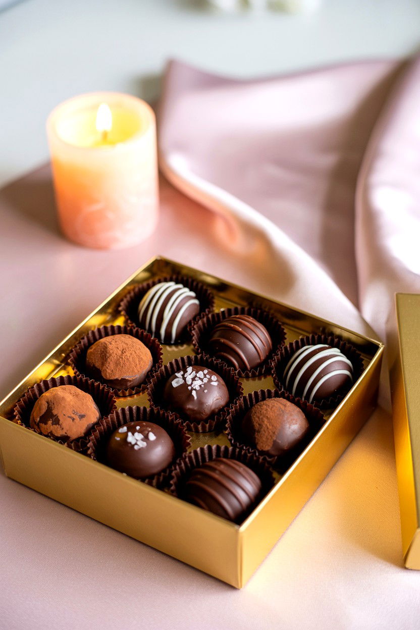 Dark Chocolate Truffles - 25 Cheap Valentine's Day Gifts for Girlfriend