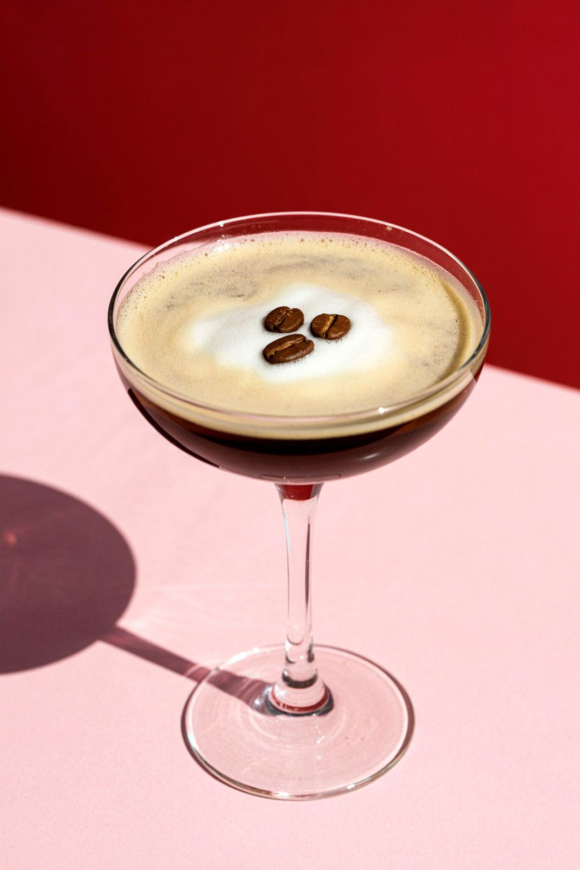 Dark Rum Espresso Martini - 25 Valentine's Day Rum Cocktails