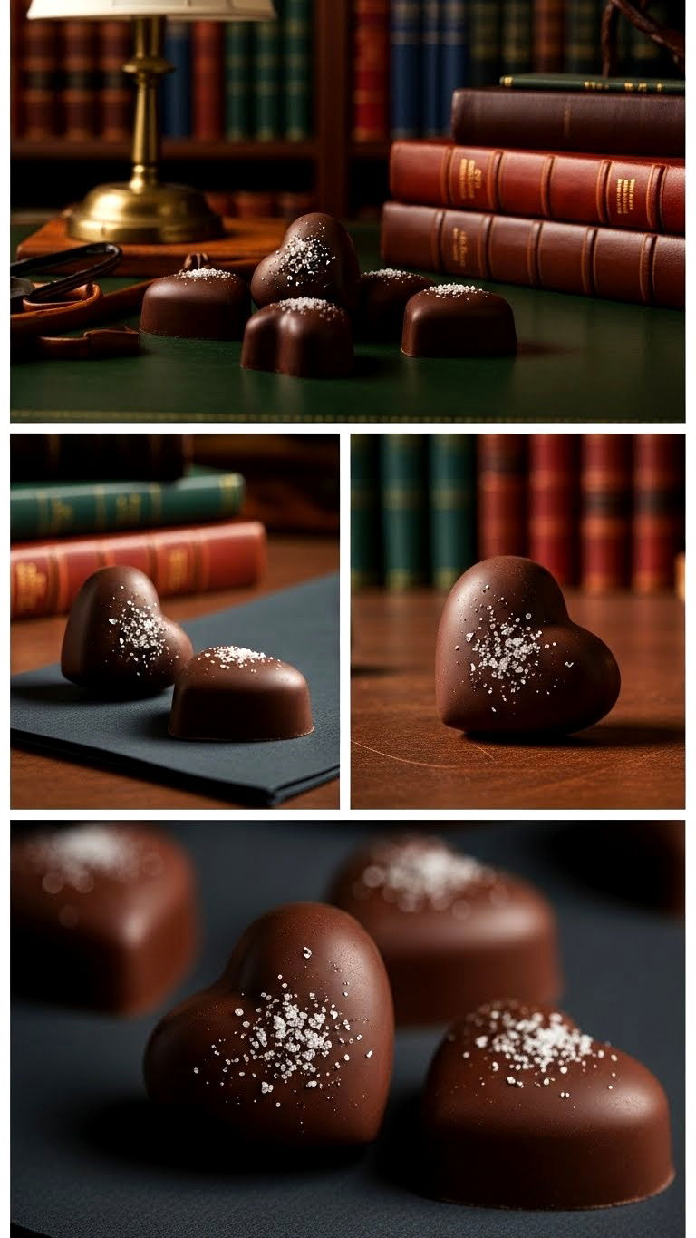 Dark chocolate hearts - 25 valentine's day heart candy