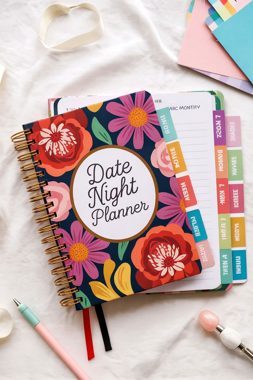 Date Night Planner Book - 25 Valentine's Day Love Book Ideas