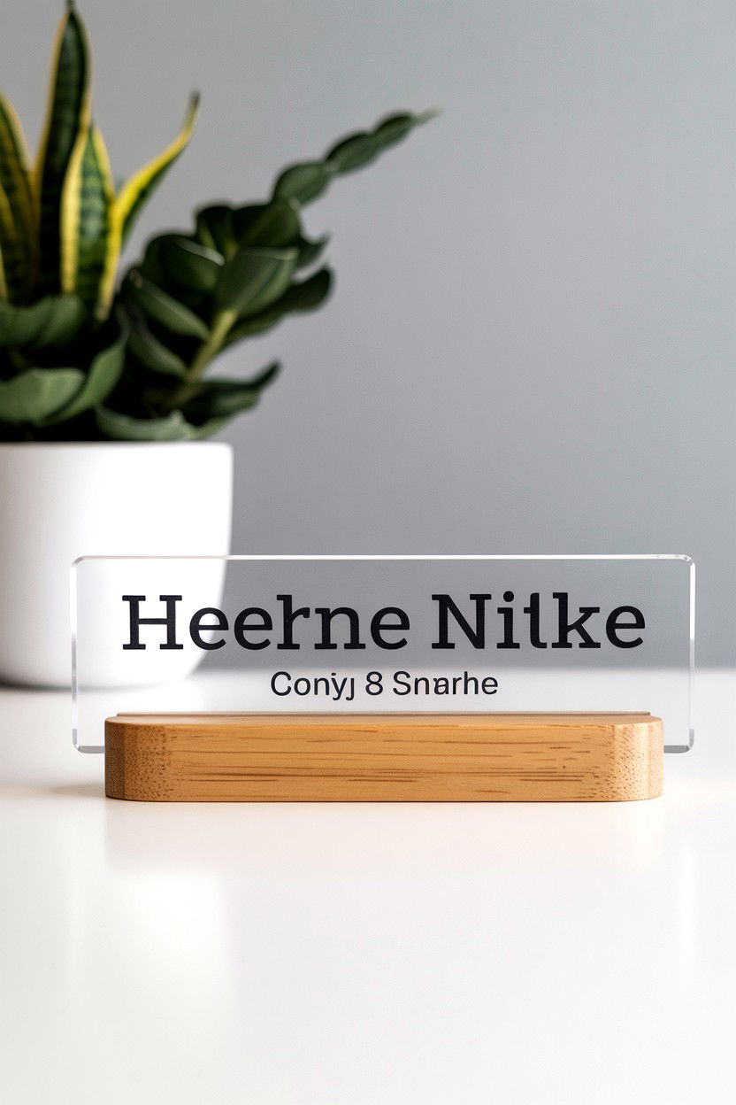 Desk Name Plate - 25 Valentine's Day Gifts for Boss