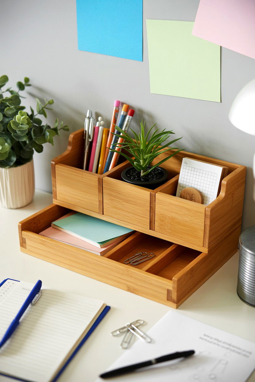 Desk Organizer Tray - 25 Valentine's Day Teacher Treat Ideas